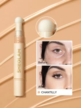 Shein Sheglam - Complexion Boost Concealer-Chantilly Sponge-Head Applicator Matte Liquid Concealer