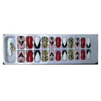 Beauty Tools- Designed Stick on Nails (RPGWB) 22pcs