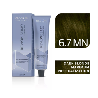 Revlon - Revlonissimo Colorsmetique™ Professional Hair Color - 6.7 Mn Dark Blonde Maximum Neutralization