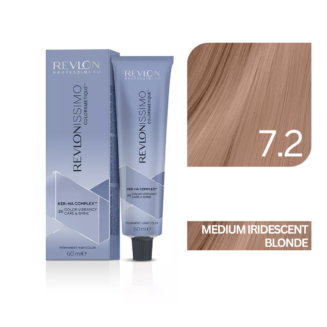 Revlon - Revlonissimo Colorsmetique™ Professional Hair Color - 7.2 Medium Iridescent Blonde