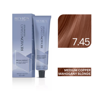 Revlon - Revlonissimo Colorsmetique™ Professional Hair Color - 7.45 Medium Copper Mahogany Blonde