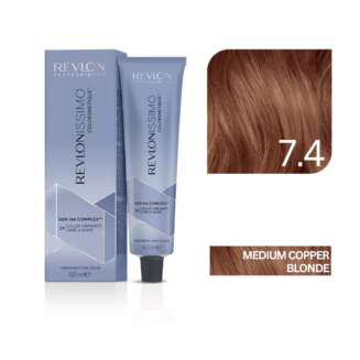 Revlon - Revlonissimo Colorsmetique™ Professional Hair Color - 7.4 Medium Copper Blonde