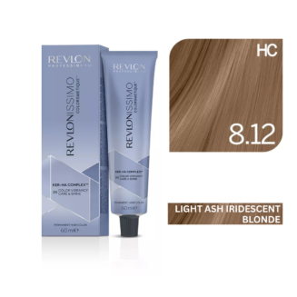 Revlon - Revlonissimo Colorsmetique™ Professional Hair Color - High Coverage 8.12 - Light Ash Iridescent Blonde