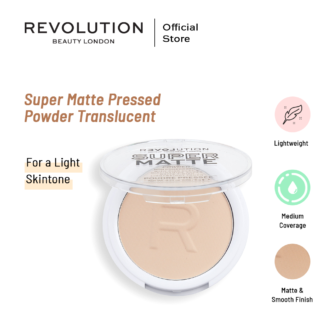 Makeup Revolution Relove Super Matte Pressed Powder Translucent