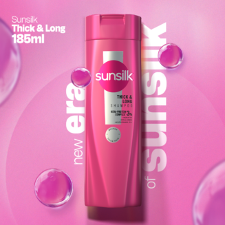SUNSILK - THICK AND LONG SHAMPOO - 185ML