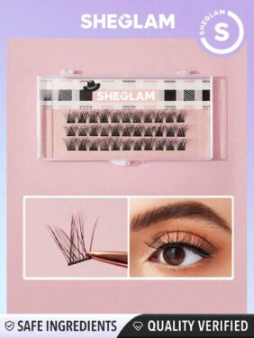 Shein Sheglam - Sexy Starlet Lash Duo-Glam Cowgirl Individual Lashes Cluster Fuller Longer Thicker False Eyelashes Diy Eyelash Extension