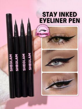 Shein Sheglam - Stay Inked Waterproof Eyeliner Pen - Black