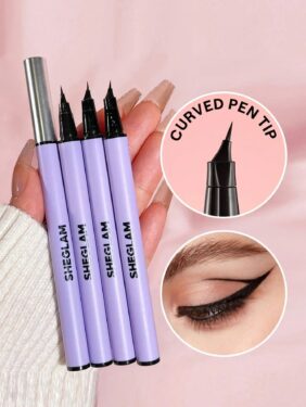Shein Sheglam - Pro-Flex Angled Eyeliner Black Highly Pigmented Matte Beginner Eyeliner