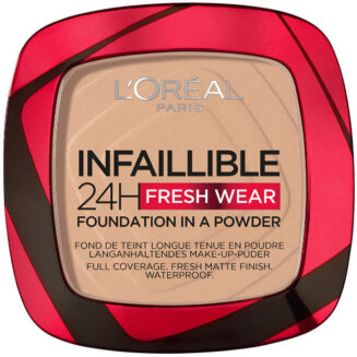 L'Oreal Paris - Infallible 24H Fresh Wear Breathable Liquid Foundation in Powder - 130 True Beige